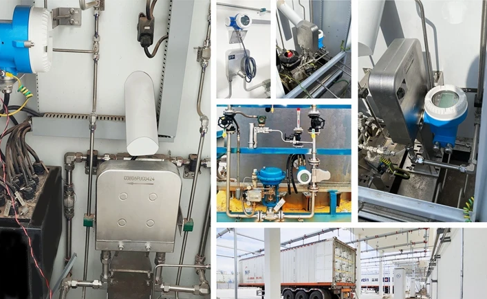 K-type sensors at customer sites