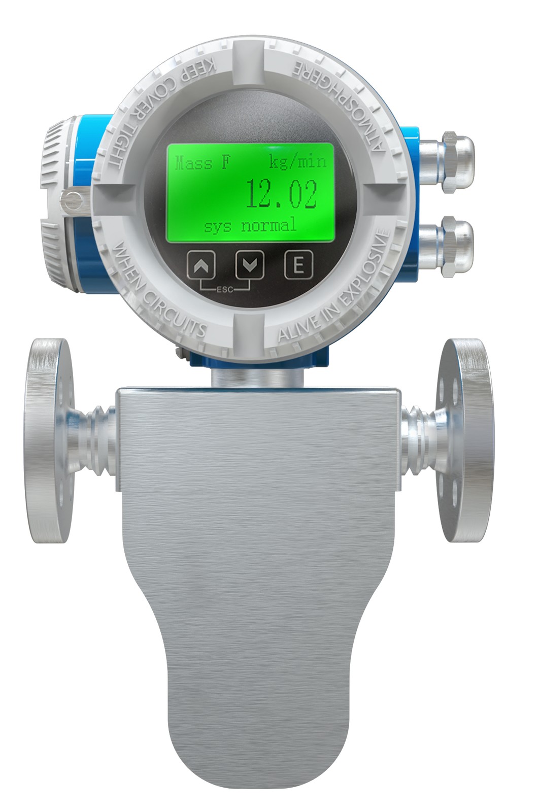 Mass-EXPERT U-shaped sensor — flanged connection