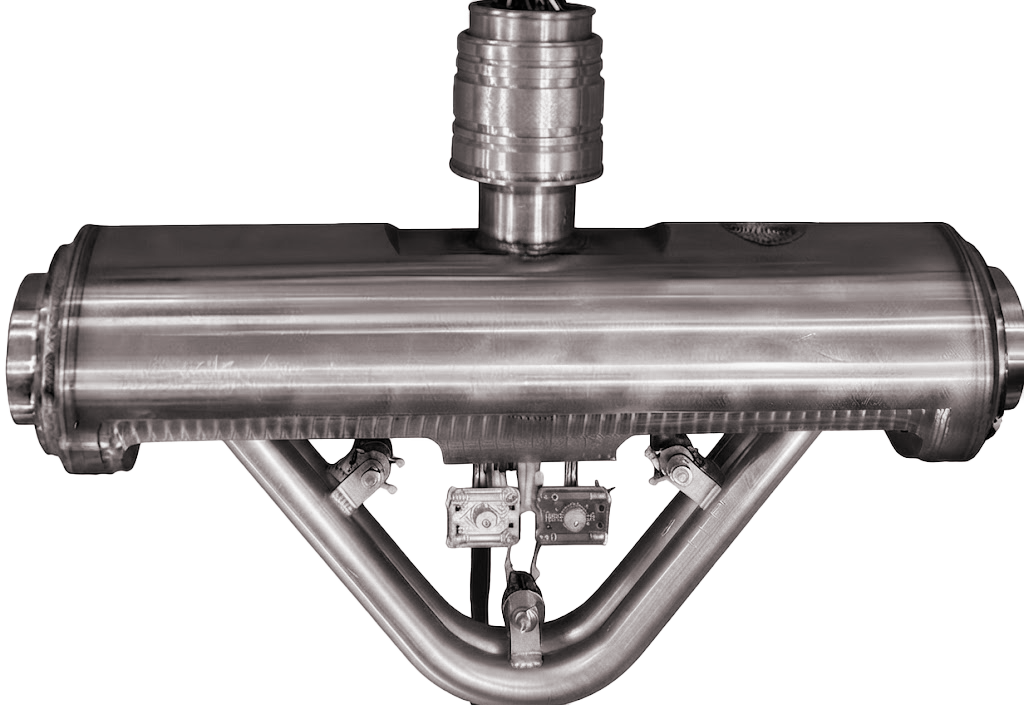 V-shaped measuring tubes — sensor design
