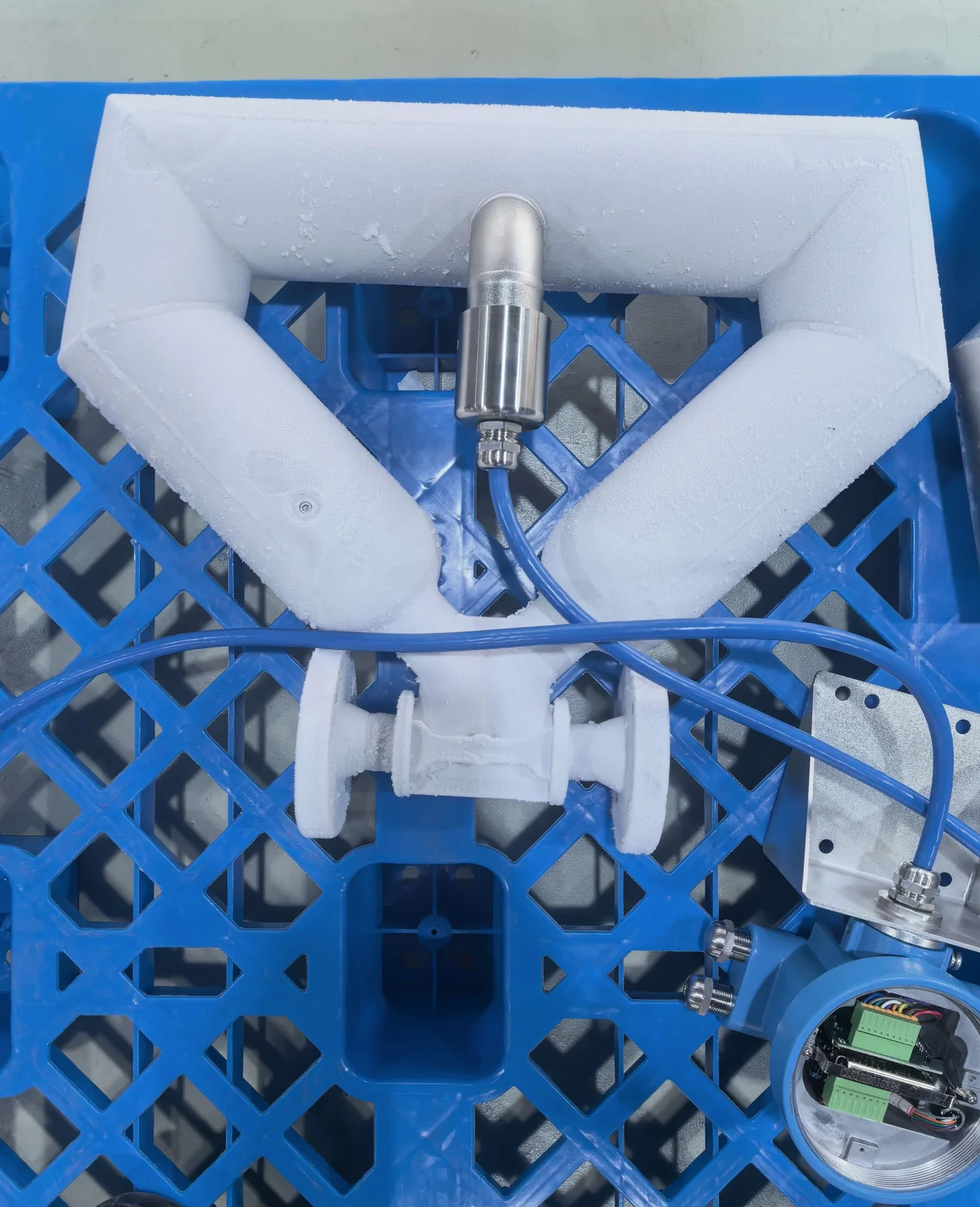 Cryogenic flow meter test (D execution, DN25)